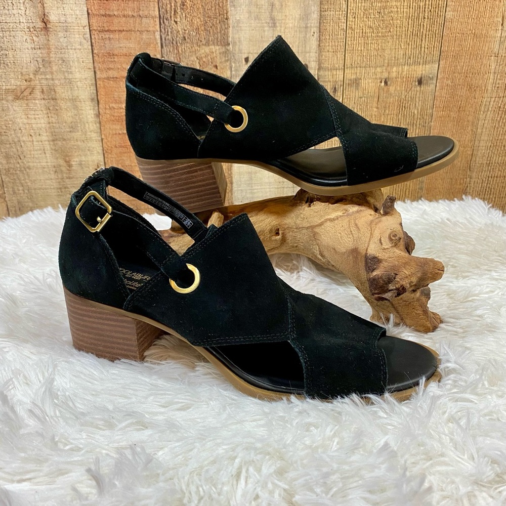 Koolaburra By UGG Kaiah Black Block Heel Sandals Size 11